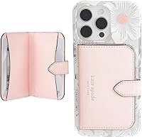 Vista 14 de kate spade new york Billetera/tarjetero magnético, compatible con teléfonos y fundas MagSafe, color negro