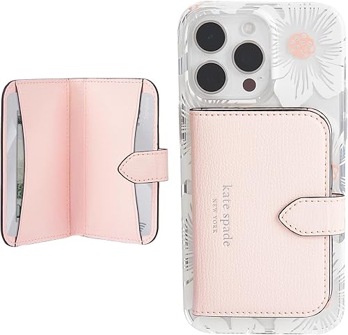 Miniatura 8 de kate spade new york Cartera magnética/tarjetero - Compatible con teléfonos y fundas MagSafe - Pale Dogwood cornejo pálido