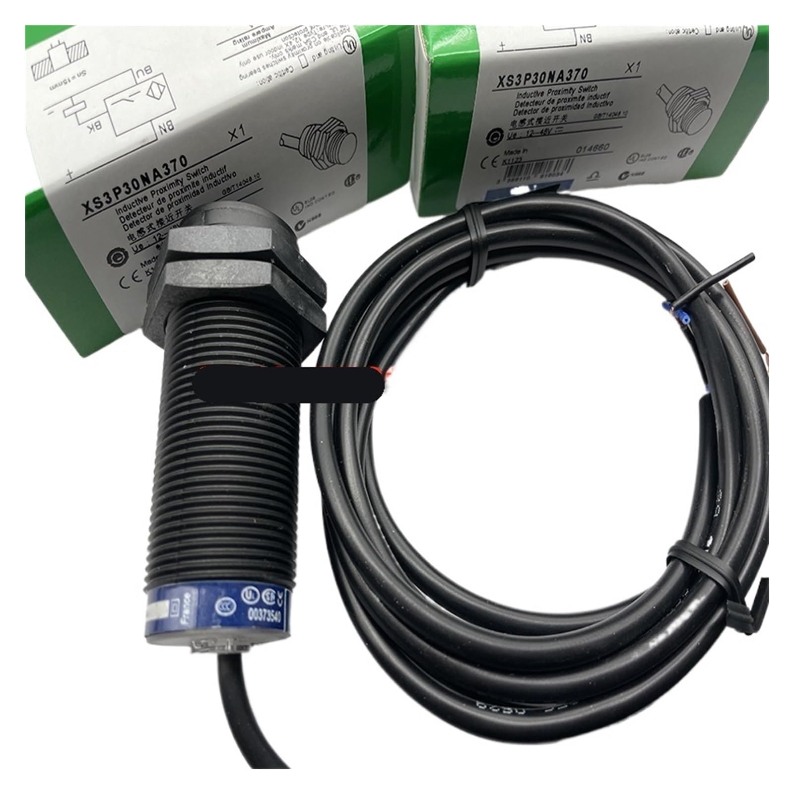 ZVQYSGIW 1pcs Proximity switch XS218ALPAL5 XS218ALNAL5 XS4P30NB370B sensor(XS4P30NB370B)