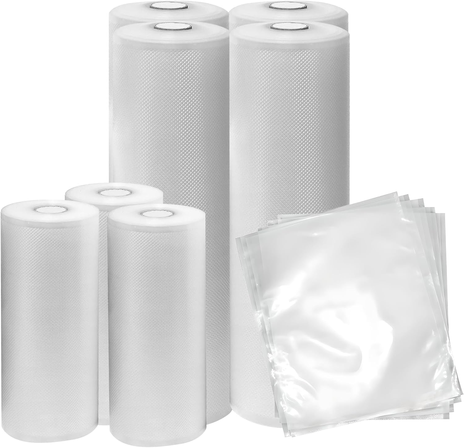 Vacuum Sealer Bags Set for FoodSaver Bag Nesco NutriChef Bonsenkitchen Kenmore BPA