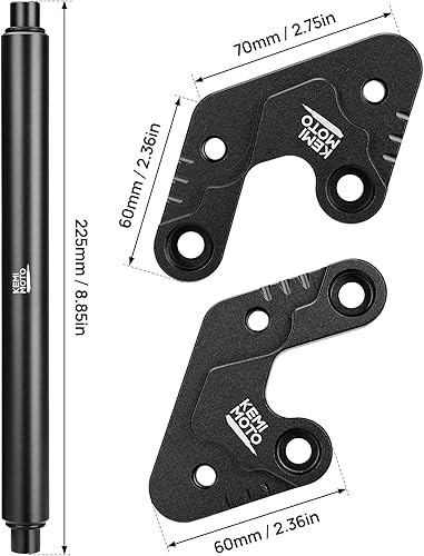 Miniatura 5 de KEMIMOTO Kit de soporte de extensión de clavijas compatibles con Sur-Ron Light Bee X y S X260 X160 Segway para motocross eléctrica, Surron,