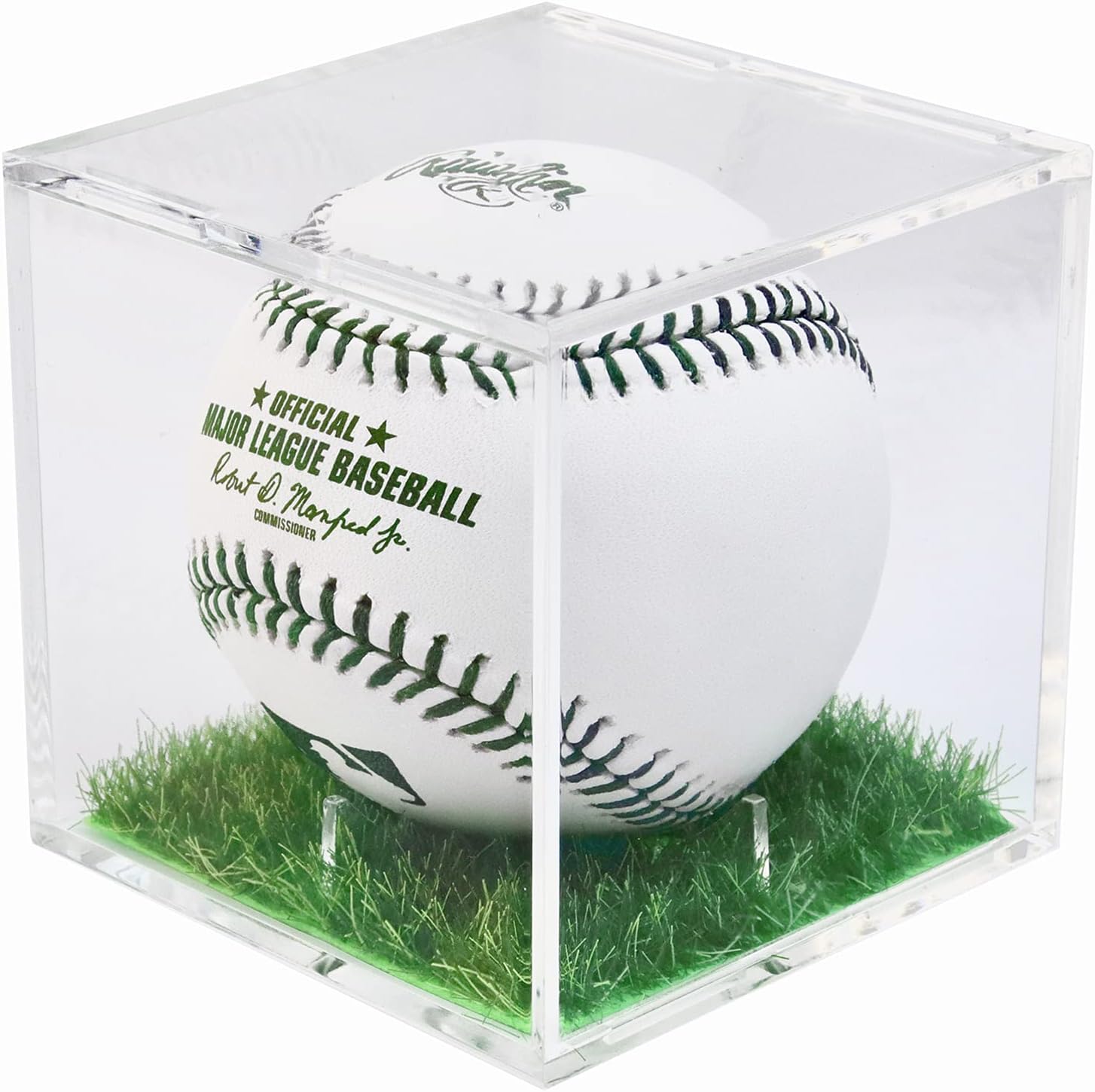 Lingee Baseball Display Case, Square Clear Box Moisture Dustproof, Memorabilia Display Storage Sports Baseball Autograph Display Case,Fits for Official Size Ball (Clear) : Sports & Outdoors