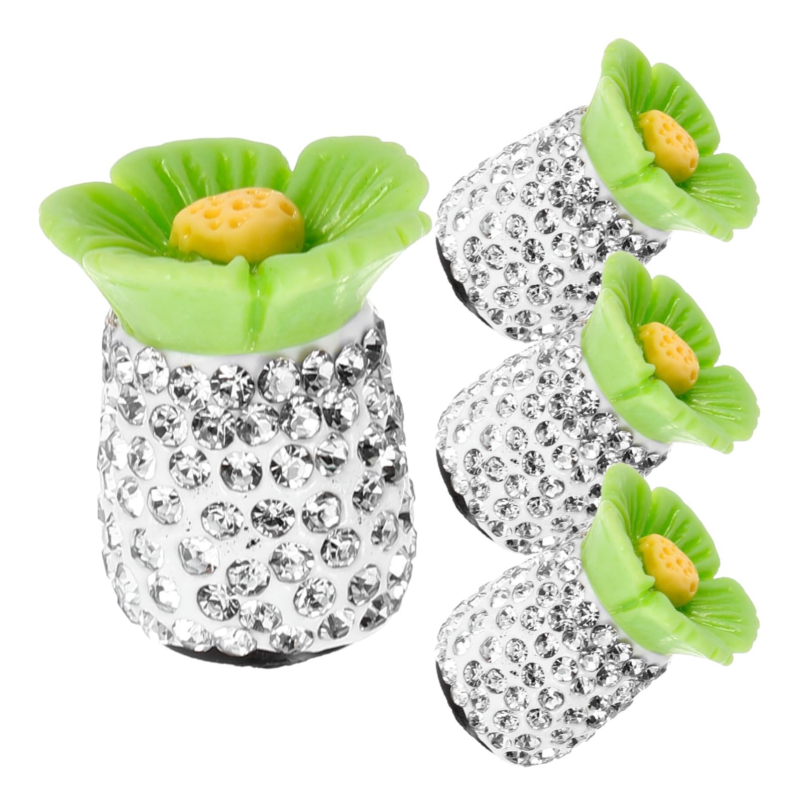 Cabilock 5 Series Tapas De Válvula De Diamante Detalles para Tapa De Neumático Tapa De Válvula De Aire Tapa De Vástago De Válvula De Neumático Tapa De Válvula De Rueda 4 Piezas x 5