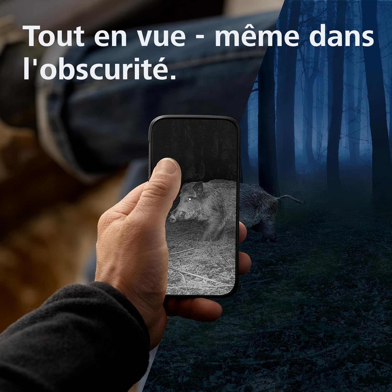 ZEISS Secacam 7 Caméra de Chasse Connectée 4G LTE, SIM, SD 32 Go, APP, 12MP, HD1080, Intelligence Artificielle, Vision Nocturne Couleurs, Détection IR25 m, Étanche IP66, Flash Invisible, Surveillance