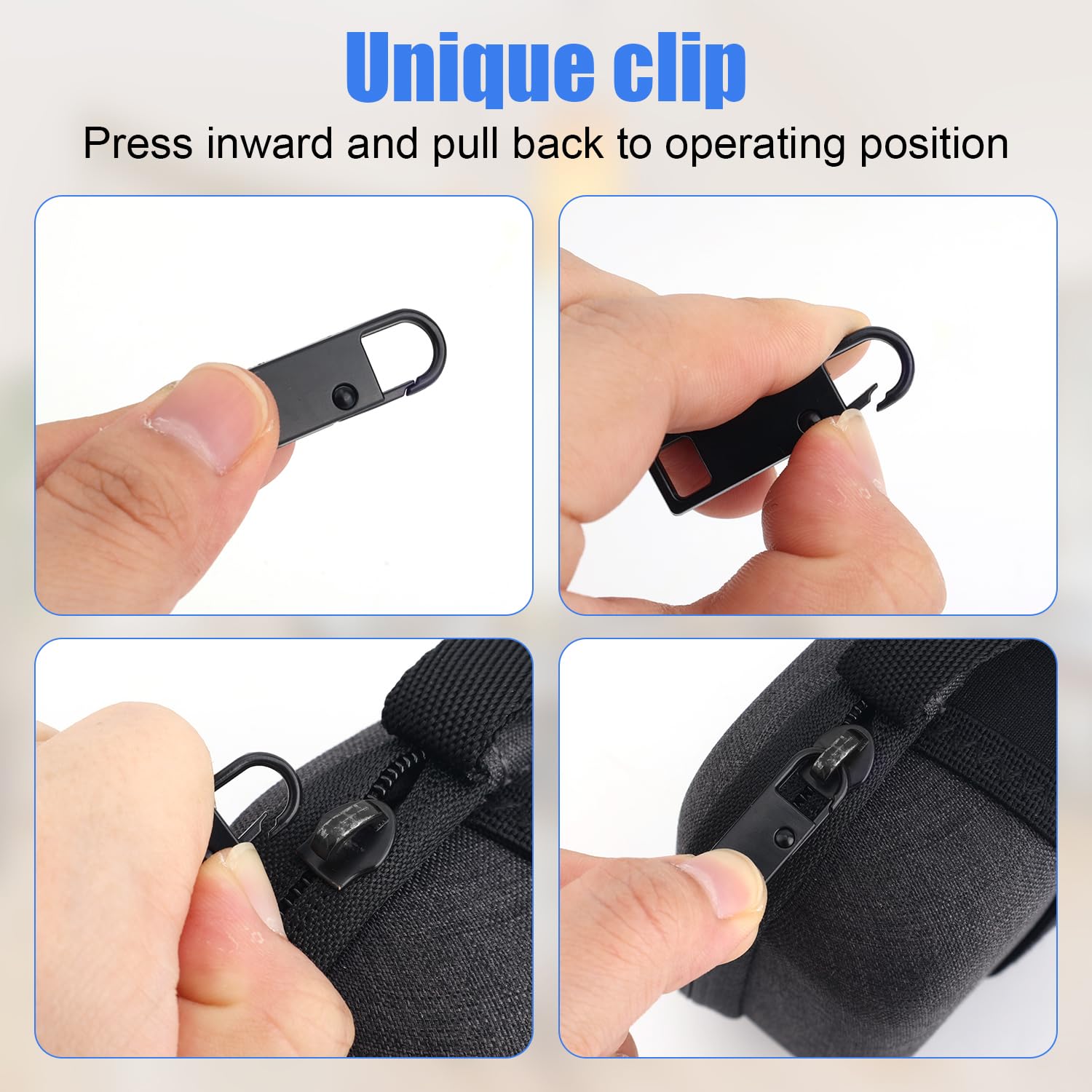 Tirettes De Fermeture éclair Pour 5 #, 100 Pièces, Bandes De Fermeture éclair En Nylon, Poche De Sac à Coudre, Fermetures éclair, Têtes De Veste, Kits De Réparation De Vêtements, Accessoires De