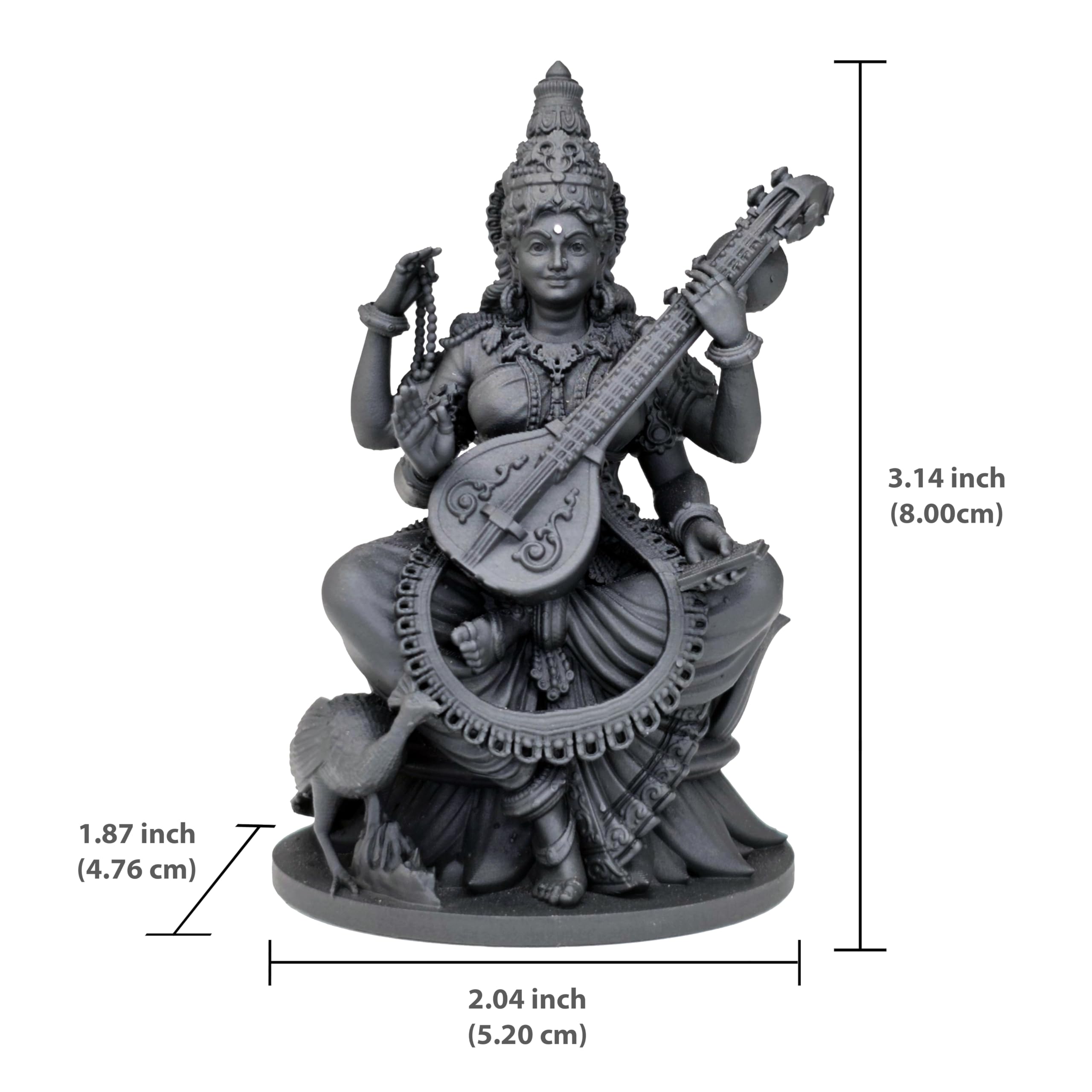 Maa Saraswati Idol - UV Resin Statue -2