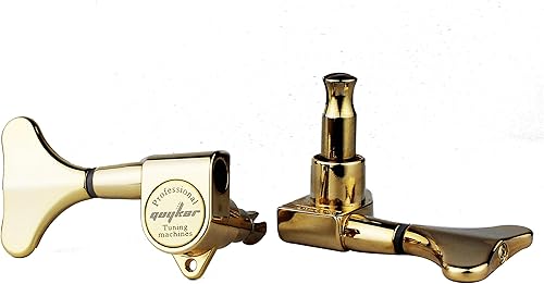 Miniatura 26 de Guyker Afinadores de bajo de guitarra (4 para la derecha) – Cabezal de afinación sellado, clavijas de afinación selladas, repuesto de cabezal