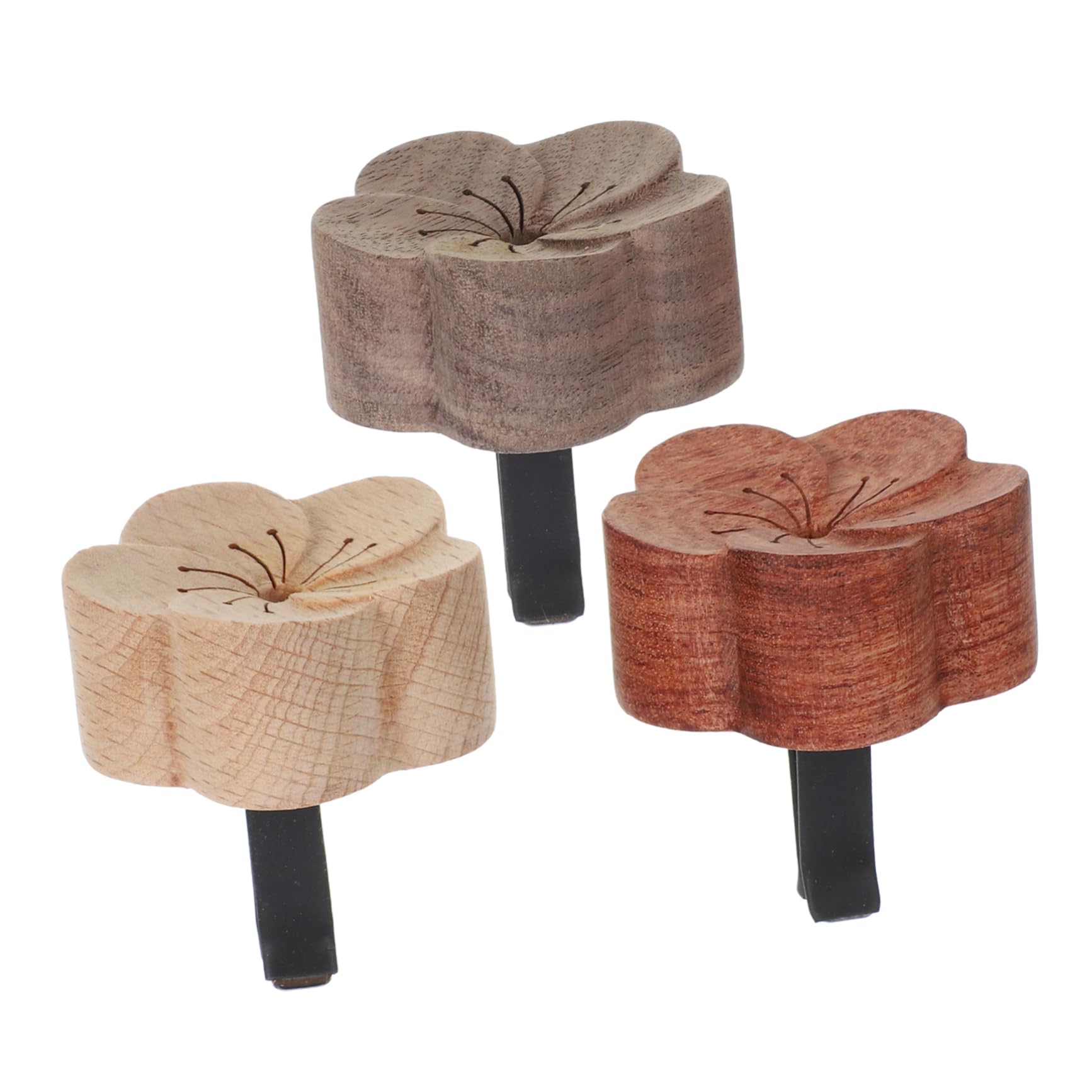 SOLUSTRE 15pezzi Diffusore Profumo Per Auto Legno Clip Per Bocchetta Ventilazione Design Elegante e Portatile Compatibile Con Vari Modelli Di Auto Facile Da Installare e Rimuovere
