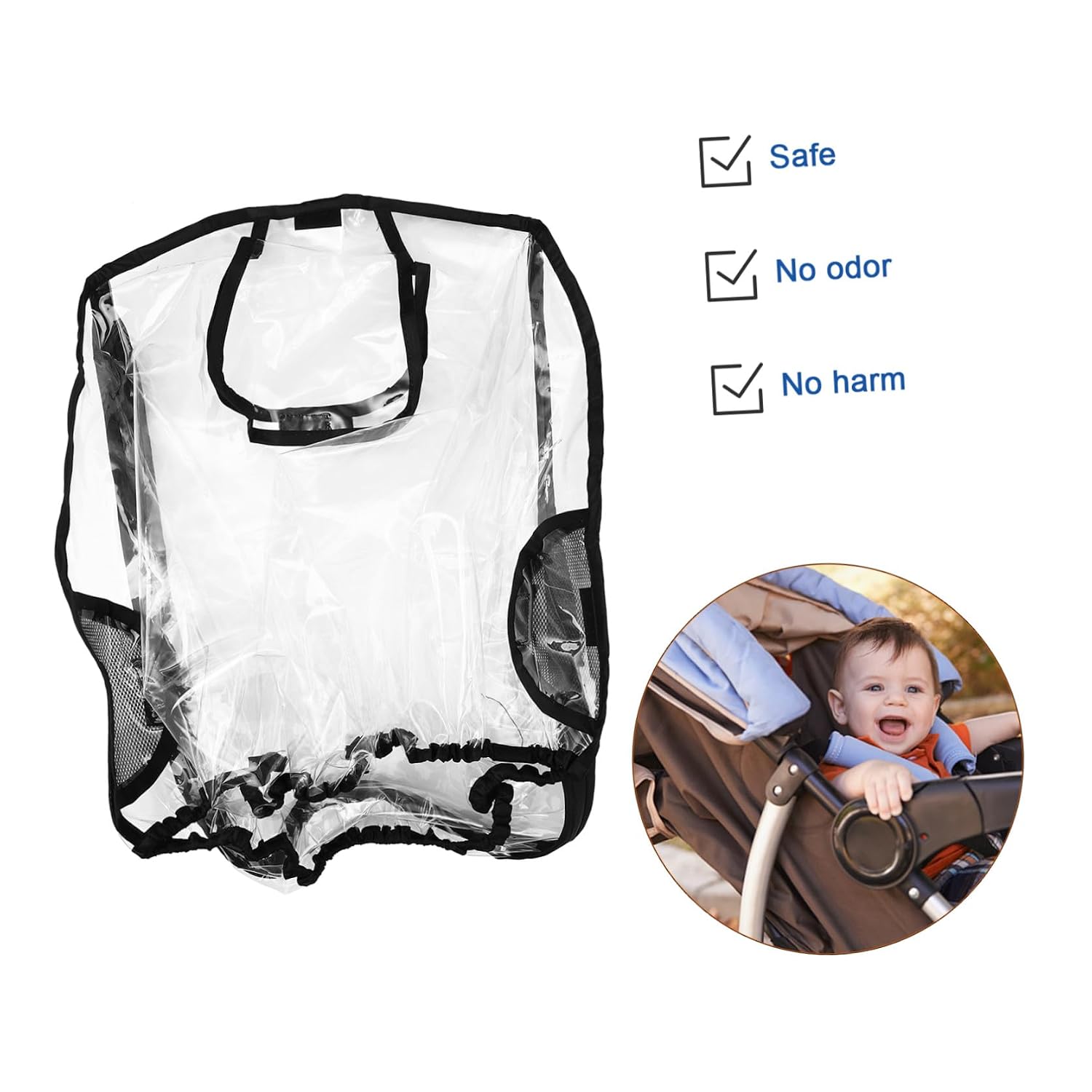 BESPORTBLE Carrier Stroller Rain Cover Shield for Infants Windproof Dustproof Waterproof Travel Weather Protection