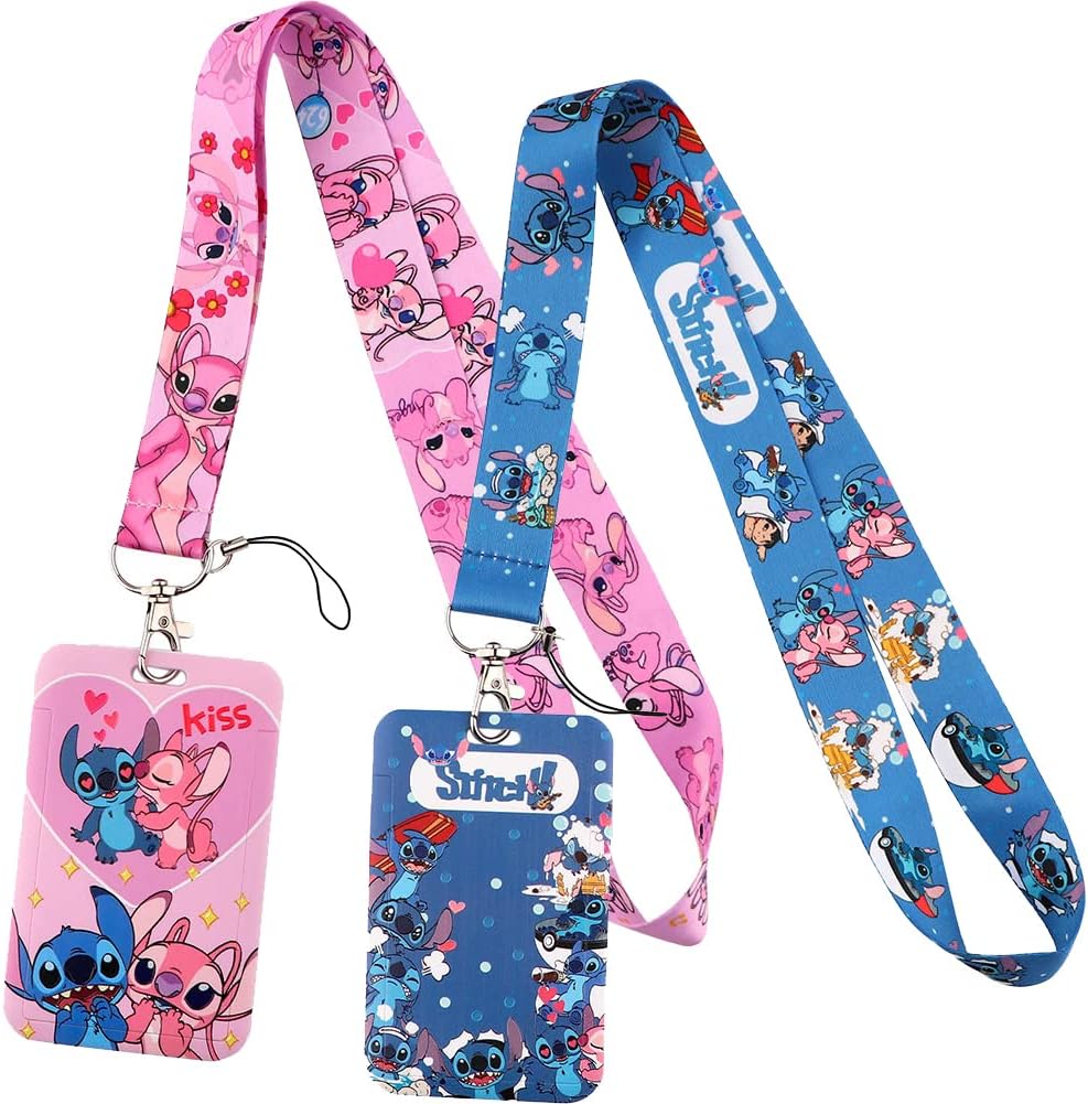 Süßer Kartenhalter Mit Katzen-Design & Ausziehbarem Lanyard