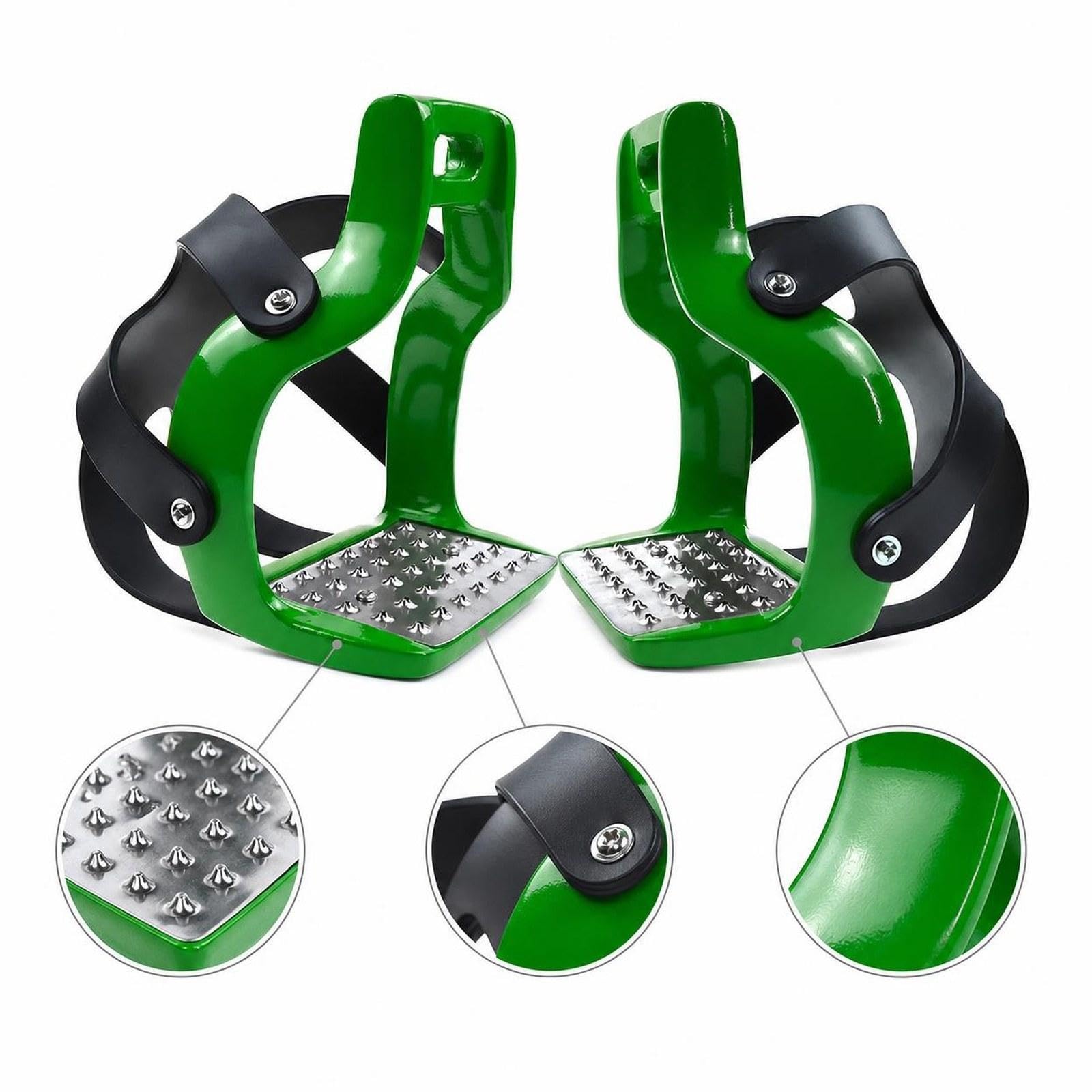 harayaa Estribos de Equitación, Jaula de Resistencia, Estribos de Equitación, Silla de Montar de Aluminio para Caballos, para El