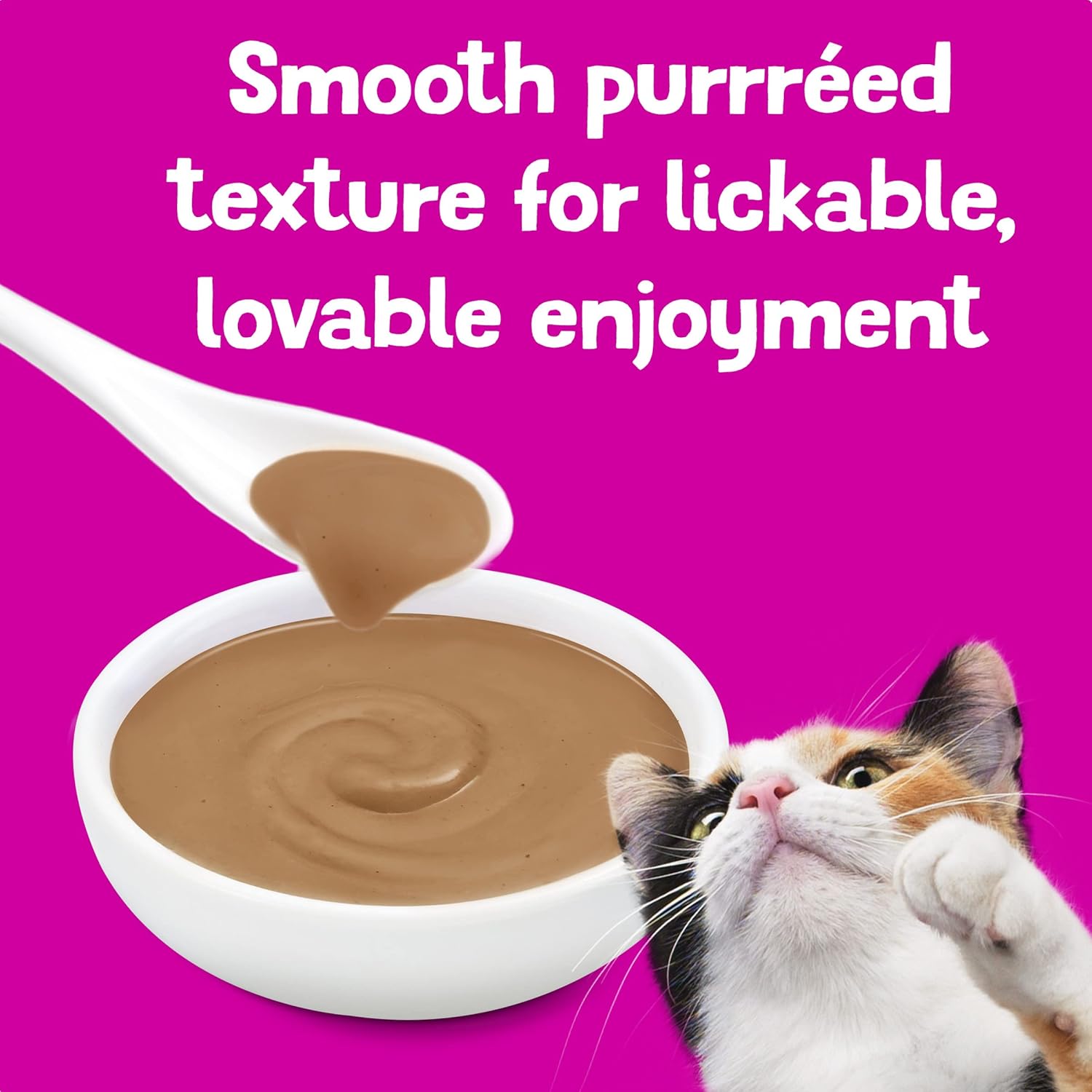 Purina Friskies Pureed Cat Food Topper Variety Pack, Lil' Shakes With Chicken and With Tuna Varieties Lickable Cat Treats - (Pack of 18) 1.55 oz. Pouches