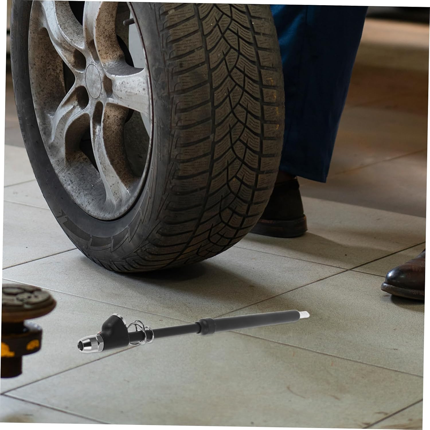 Precision Analog Tire Pressure Gauge Dual Head for Cars Trucks Rvs Atvs Motorcycles