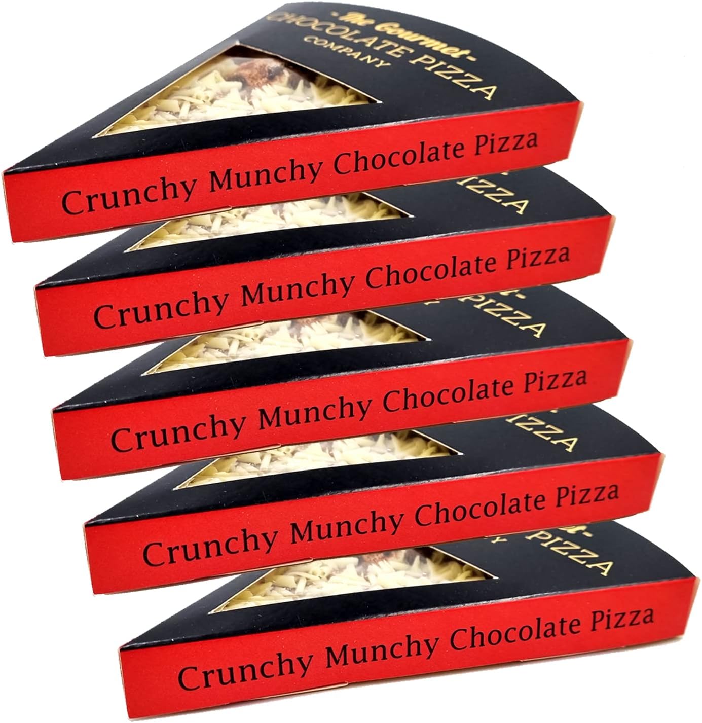 The Gourmet Chocolate Pizza Company Pizza Slice Bundles (Crunchy Munchy, 5 Slices)