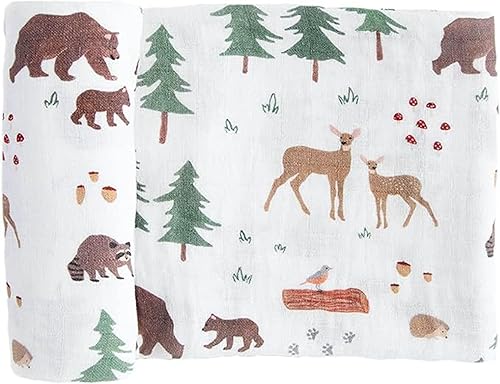 Red Rovr Manta para envolver de muselina de algodón orgánico 100% certificado, manta de recepción para recién nacido, envoltura para bebé, niño,