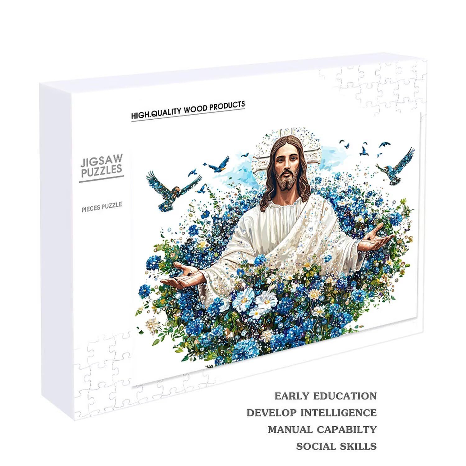 Gesù - Puzzle 6000 Pezzi per Adulti - Puzzle fai da te, Intrattenimento Creativo, Arte Moderna, Puzzle Classico per Adulti e Ragazzi dai 12 anni, Idea Regalo Uomo e Donna 179x105cm a-881
