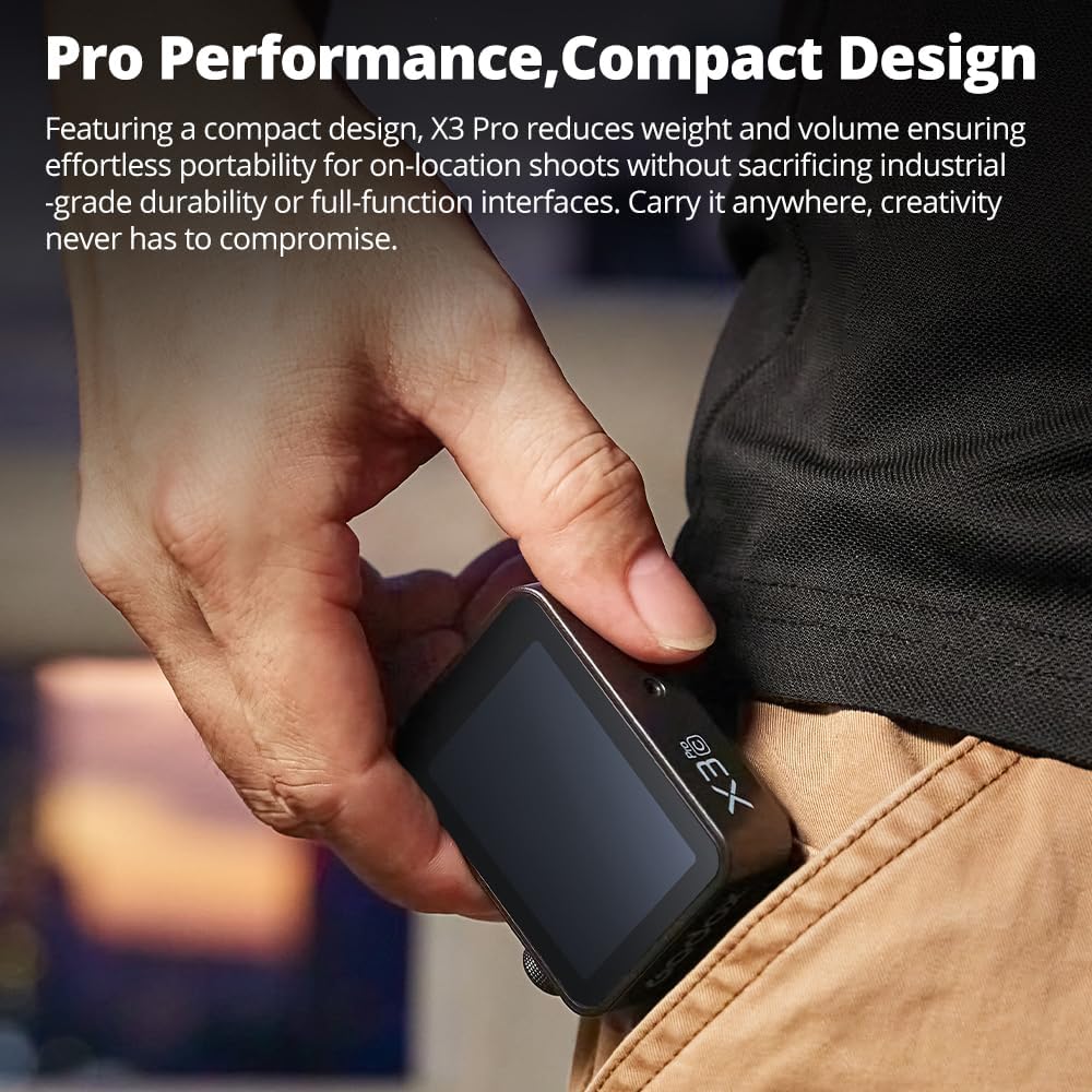 Godox X3 Pro-S X3Pro S TTL Disparador de flash inalámbrico para Sony, pantalla táctil LCD de 2.4 pulgadas, batería de iones de litio integrada de 2930 mAh, sistema X inalámbrico de 2.4 GHz con 3 modos