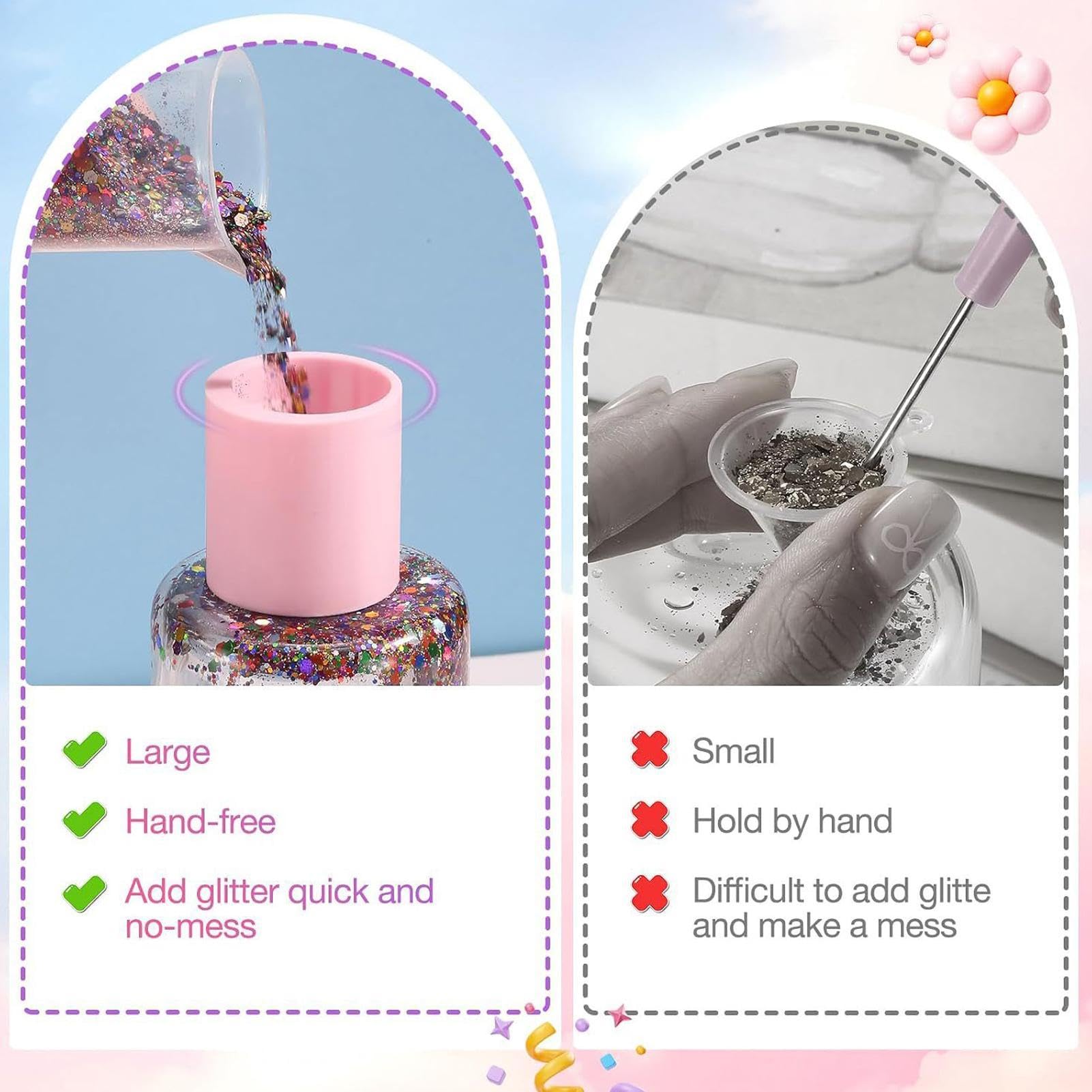 Zestaw DIY Szklanka Kuli Śnieżnej,Zestawy Kubka Kuli Śnieżnej DIY Ręcznie