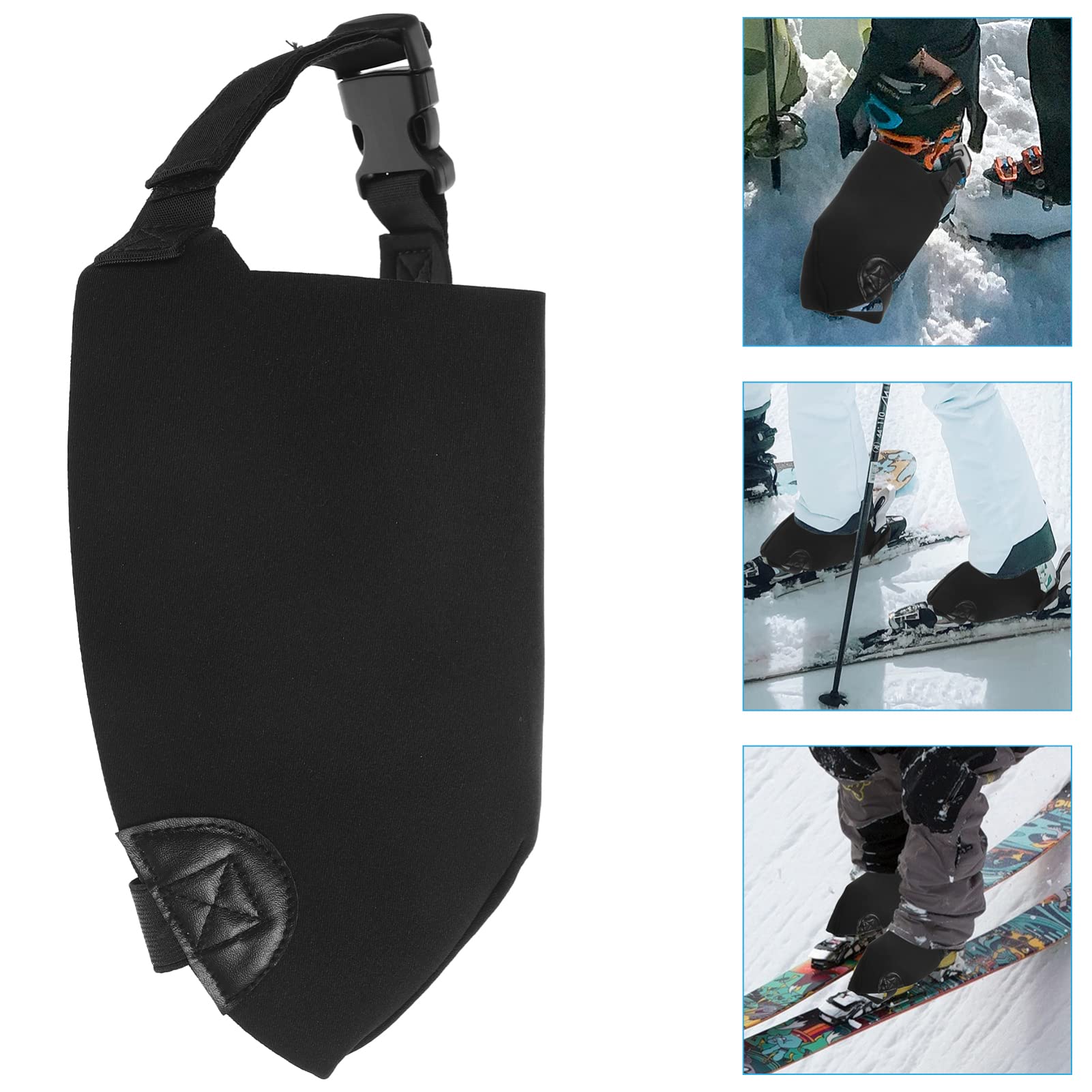 5pares Cubiertas De Calzado Impermeables y Anticongelantes para Esquí Polainas Resistentes Al Viento y Duraderas Protector De Zapatos para Actividades Al Aire