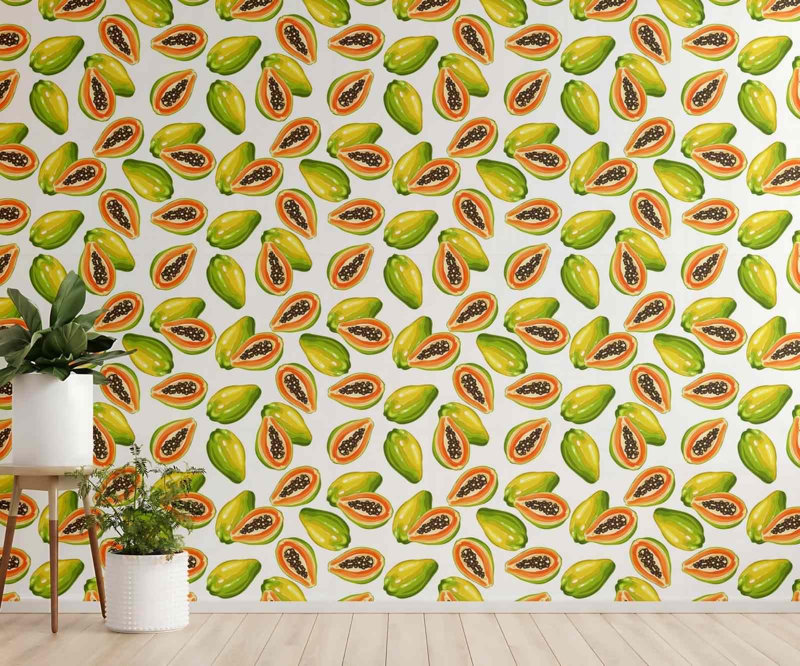 Küchenrückwand Aufkleber Blumen Orange Selbstklebend Küche Wohnzimmer