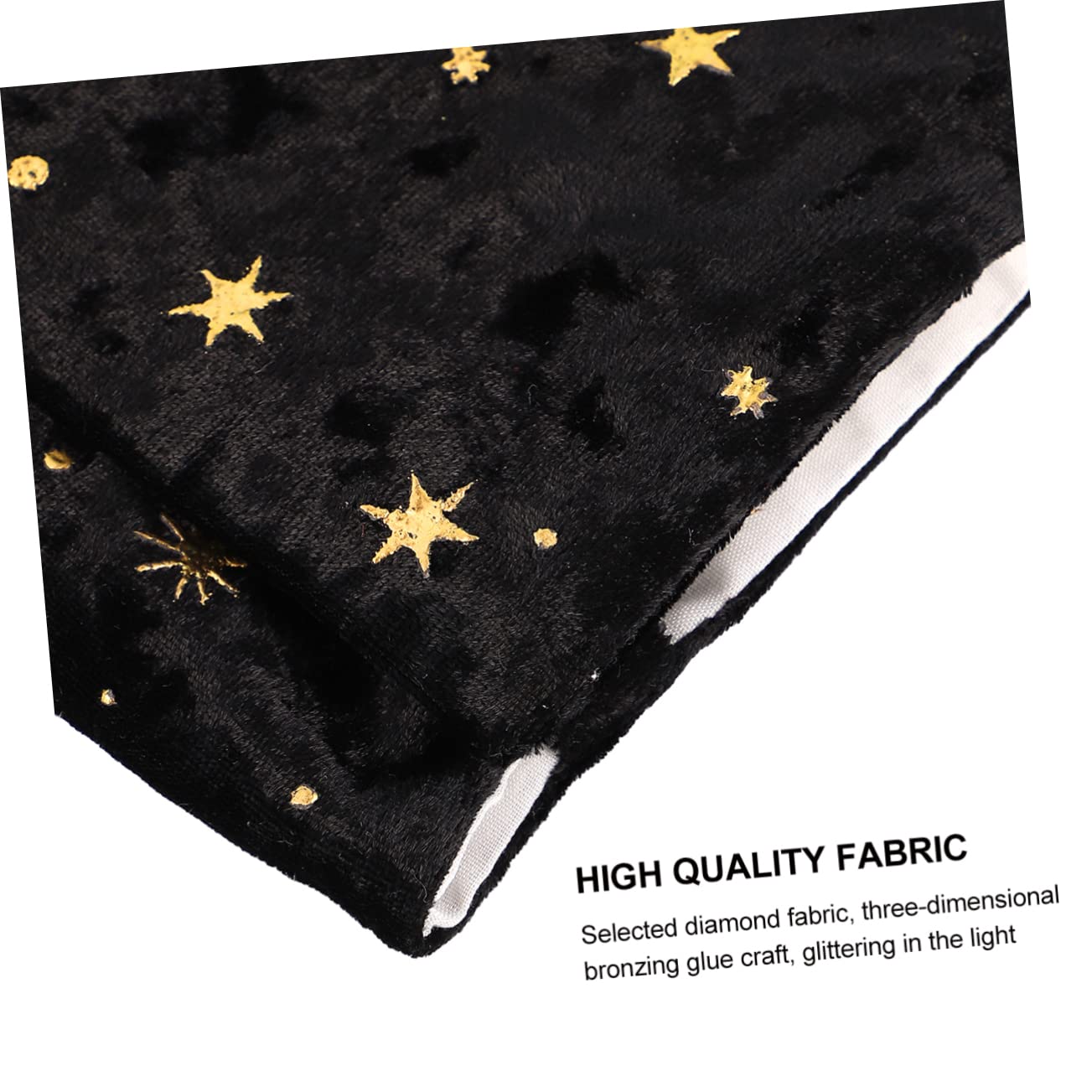 SHINEOFI 3pezzi Copertura Per Libri Stoffa Con Stampa Dorata Maniche Protettive Per Libri Con Design Stellato Accessori Scolastici Eleganti e Resistenti