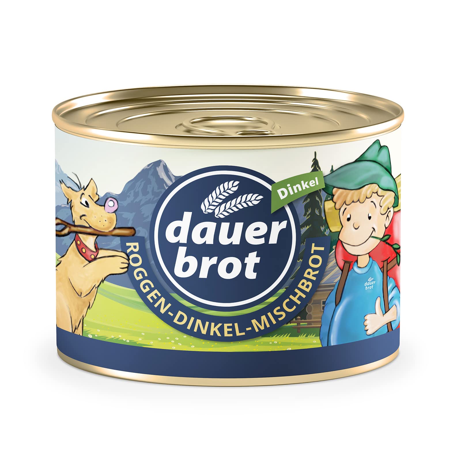 Laib Landbrot Dinkel-Roggenbrot Dosenbrot 185g (1)