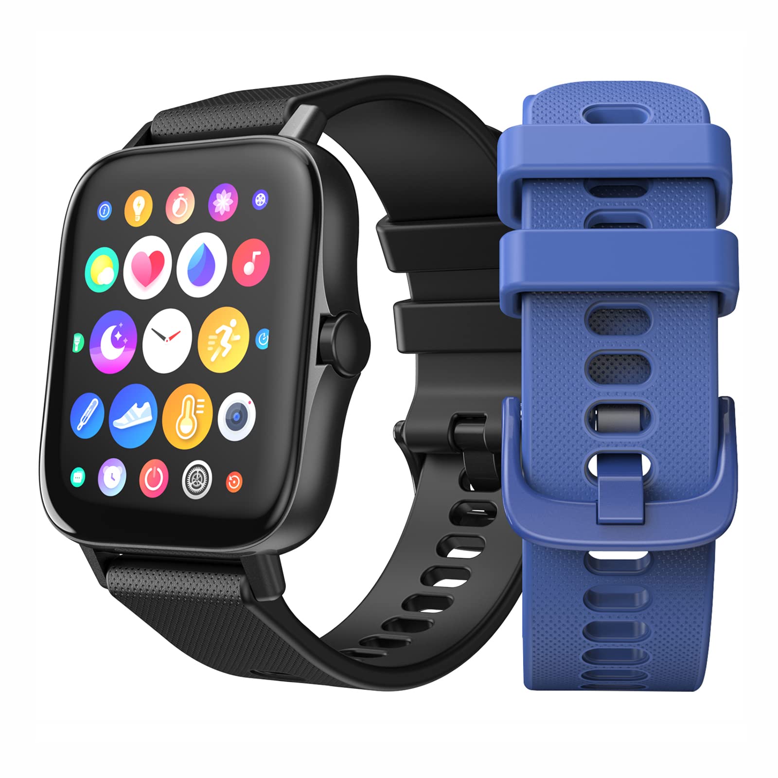 THIKPO Smart Watch for Women with Text and Call, Fitness Tracker, Exercise Record, Sleep Monitor, He