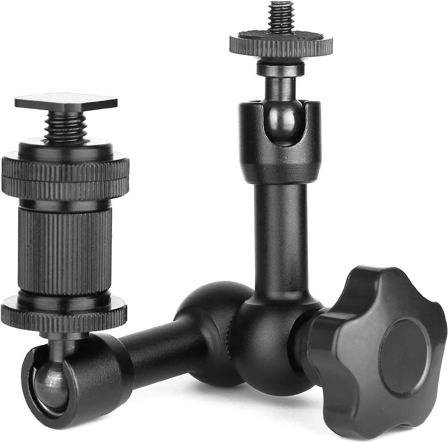 WANBY 7' Articulating Magic Friction Arm & Large Adjustable Super Clamp Pliers Clip with 1/4" and 3/8" Thread for DSLR Camera Rig, LCD Monitor, LED Flash Lights (7'Arm) - Image 9