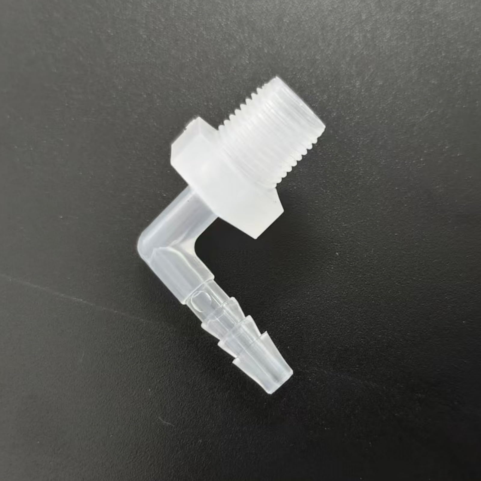 Adaptador de rosca macho/hembra de 1/8 G, 50 conectores de tubo de polipropileno duraderos para transferencia de líquido y combustible