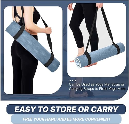 Miniatura 6 de Yoga Mat Bag with Strap 14-inch Yoga Mat Holder Exercise Yoga Mat Carrier for Women