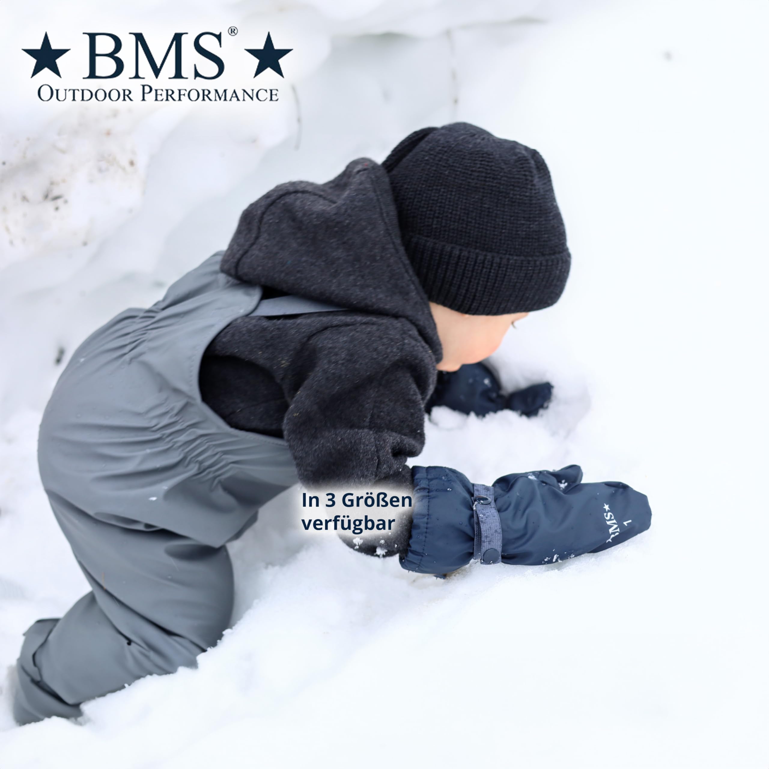 BMS PU de fleexx Buddel Guantes Guantes Antarctic Forro Polar