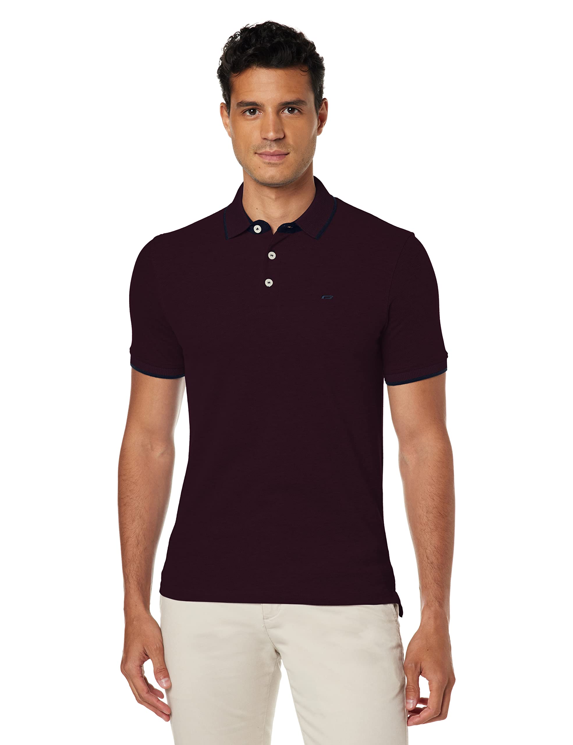 JACK & JONES Male Poloshirt Einfarbig Poloshirt
