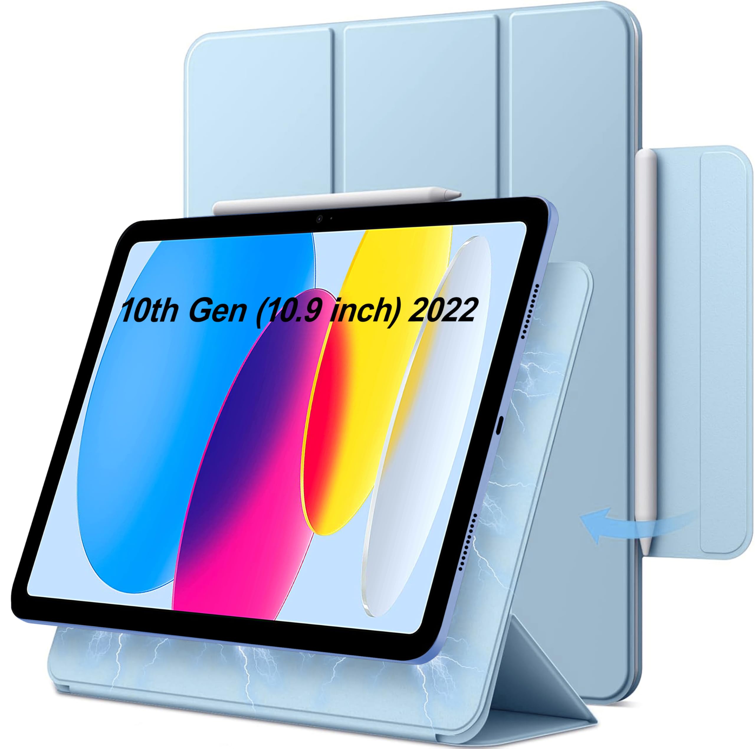 See full amazon price history chart for TGK Slim Trifold Magnetic Case for iPad 10th Gen 10.9 inch 2022 (A2757 / A2777 / A2696) Cover Magnetic Attachment with Auto Wake/Sleep (Sky Blue) TGK Slim Trifold Magnetic Case for iPad 10th Gen 10.9 inch 2022 (A2757 / A2777 / A2696) Cover Magnetic Attachment with Auto Wake/Sleep (Sky Blue) (B0DGRKGTCV) Amazon Price History, Amazon Price Tracker