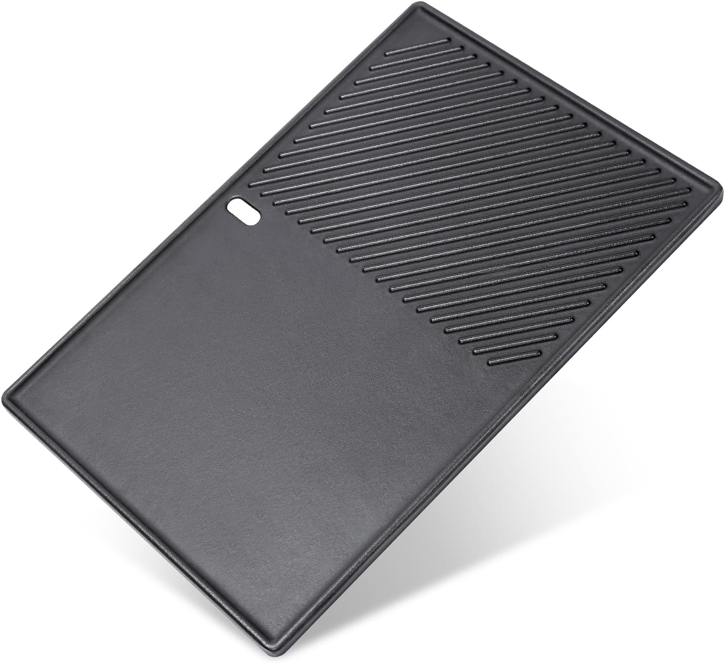 QuliMetal Reversible 7598 Griddle Replacement Parts for Weber Spirit 300 & GS4 Spirit II 300 Series Grills, Spirit E310, Genesis Silver Gold B C, Genesis 1000-5000 Cast Iron Griddle Plate 7658, 1 Pack Double-Sided Cast Iron-4 Fits Spirit 300 & Genesis Silver B/C