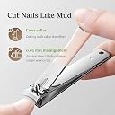 iYOGIzz Professional Manicure Set Nail Care Kit with Stainless Steel Tools | Portable Travel Case Grooming Kit for Men Women Clippers Cuticle Trimmer Pedicure Set Durable Home Salon Use (4 in 1 Nail Clippers Set) gallery image