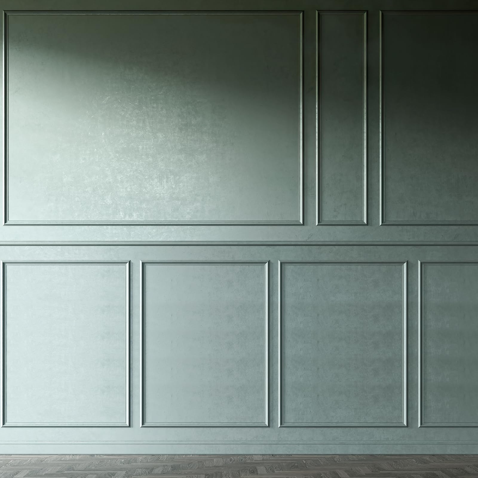 Wall Molding Peel and Stick Panel - Effortlessly transform your space with pre-cut wall moulding set - Luxurious look to your interior with our Wainscoting panels for wall - Premade Wall Molding