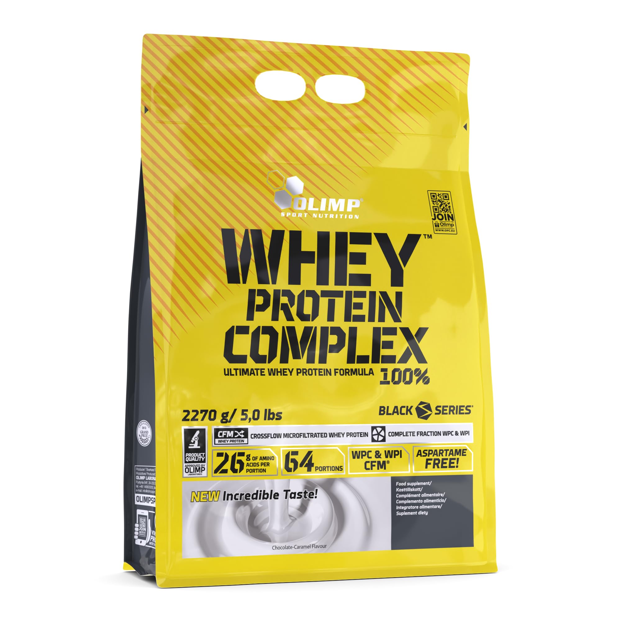 OLIMP WHEY PROTEIN COMPLEX 100% PURE BCAA CHOCOLATE CARAMEL 2270G
