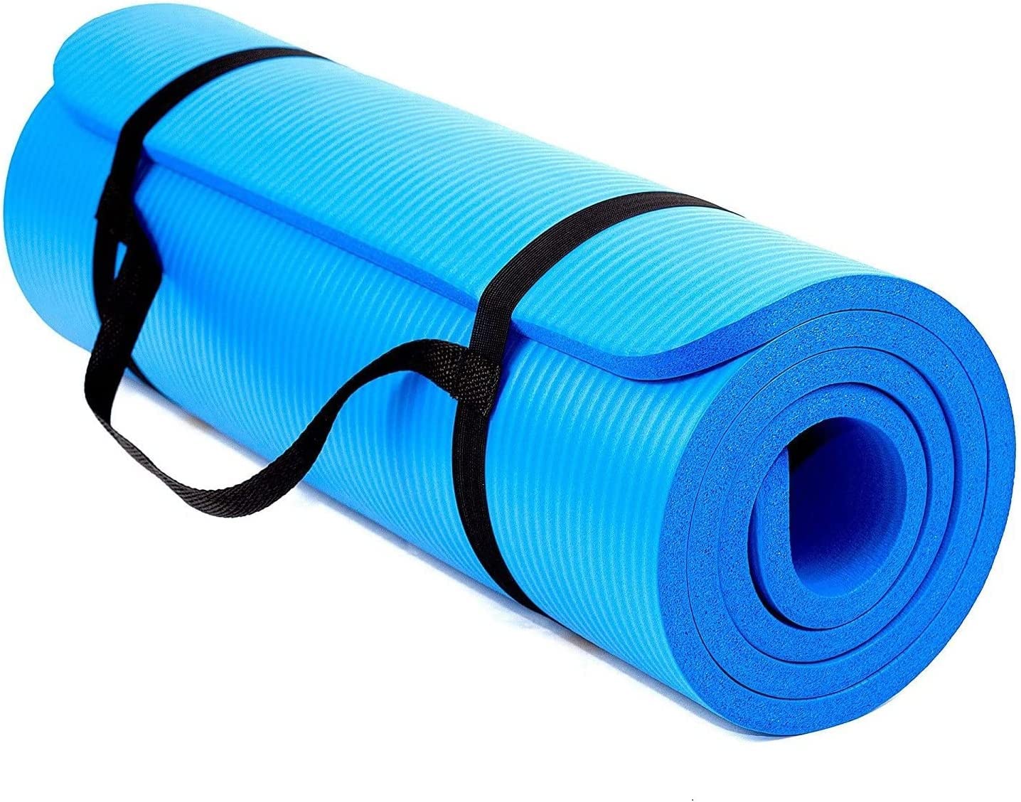TechFit Fitness Tappetino Yoga Professionale - Ideale per Palestra in Casa, Esercizi del Pavimento, Campeggio, Stretching, Pilates 10 e 15 mm