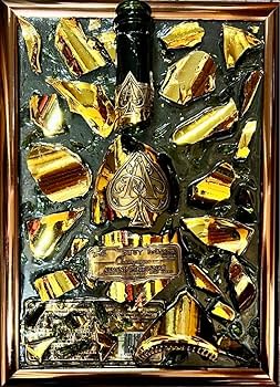 希少 アルマンド ポスター シャンパン ARMAND ゴールド 現代アート 額縁 ボトルアート アルマンド インテリア シャンパンボトル - メルカリ