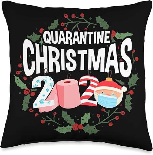 Cojines Decorativos Para Sala Decorativo Quarantine Christmas 2020 - Almohada decorativa para regalo 160 x 160in multicolor