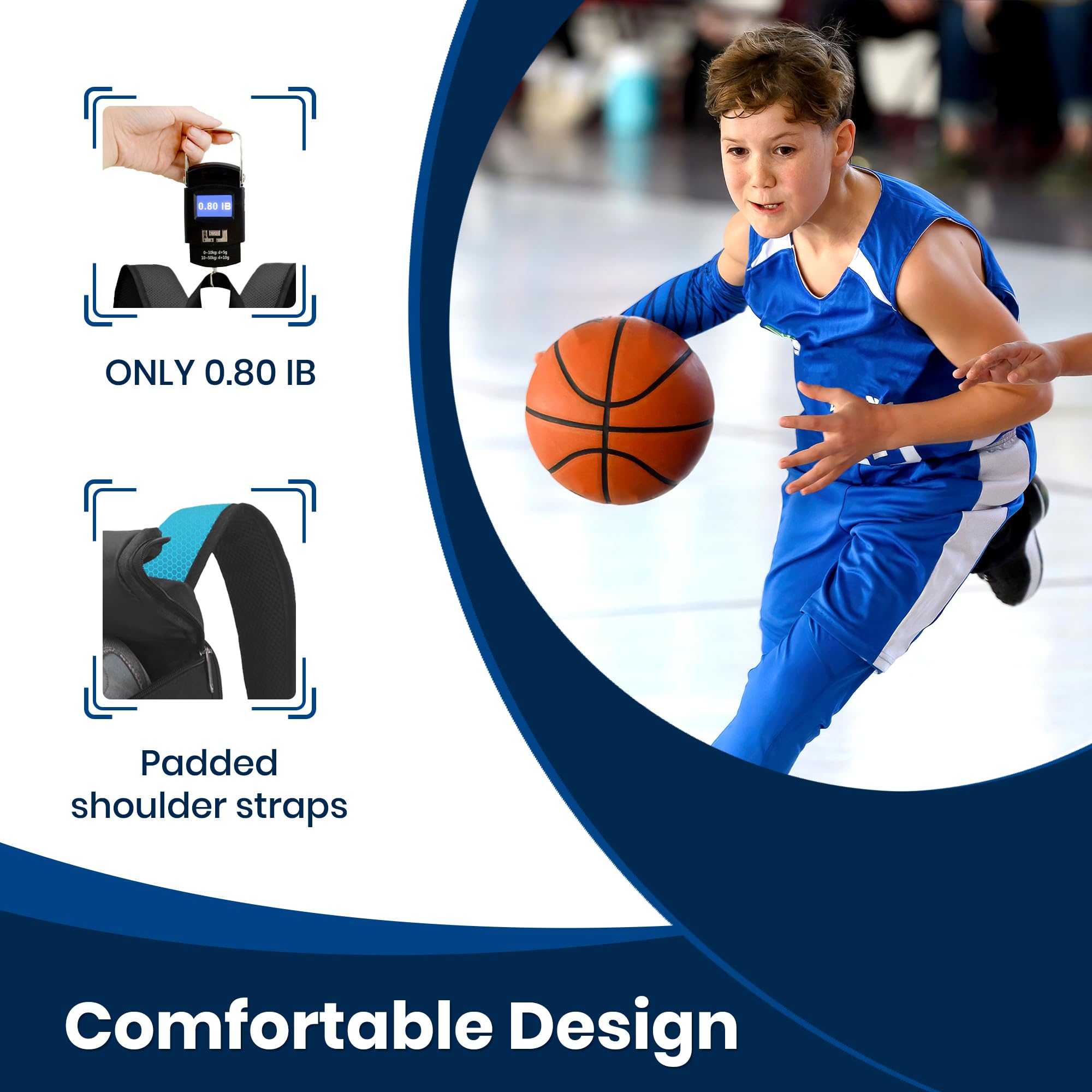 Basketball Backpack Large Sports Bag for Men&Youth,Gym Bag with Separate Ball & Shoes Compartment,Travel Bag for Basketball,Soccer,Volleyball
