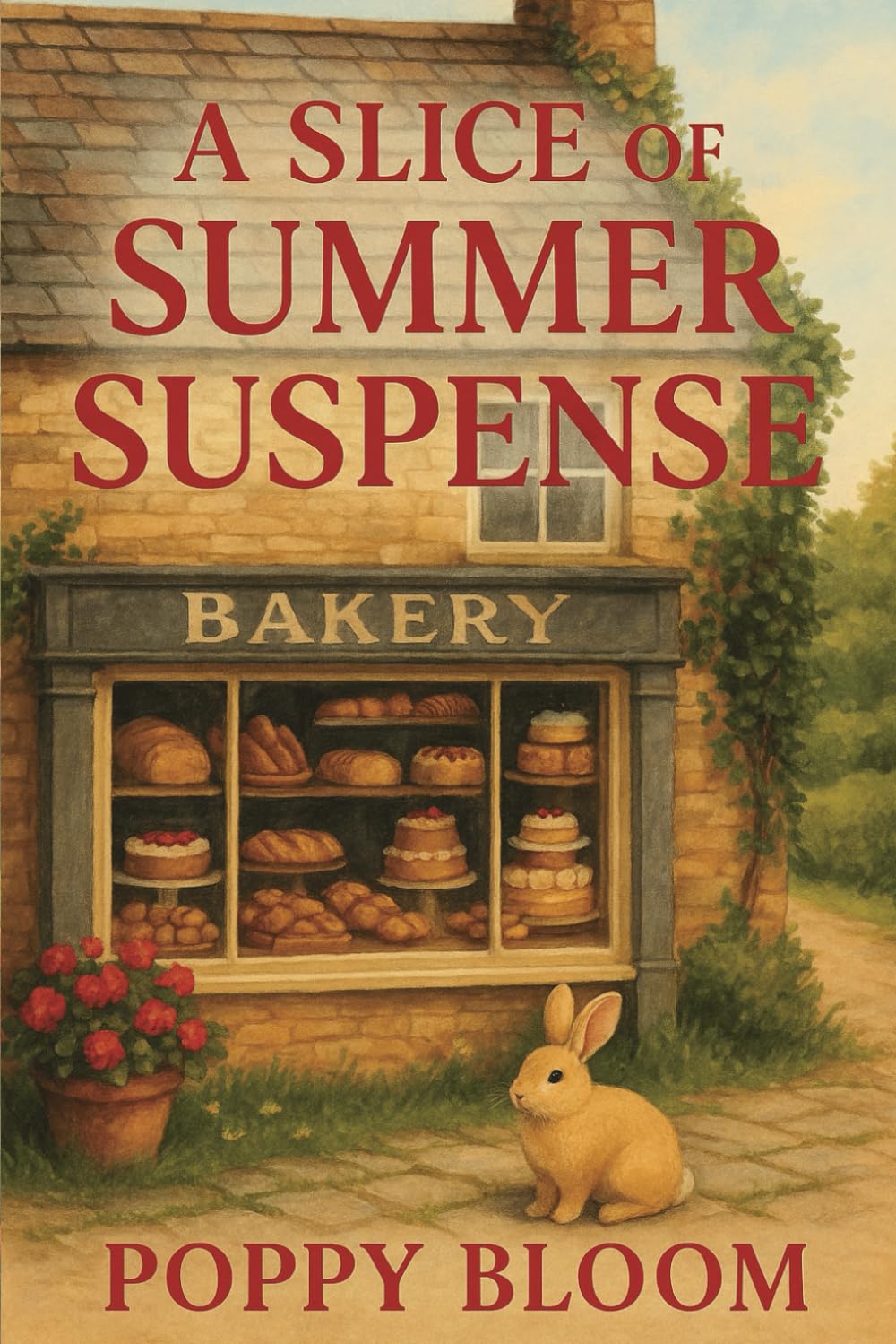 A Slice of Summer Suspense: A Cozy Bakery Mystery Set in a Charming English Village | A Bunny, Baking, British and a Whodunnit (The Bunny & Baker Mysteries)