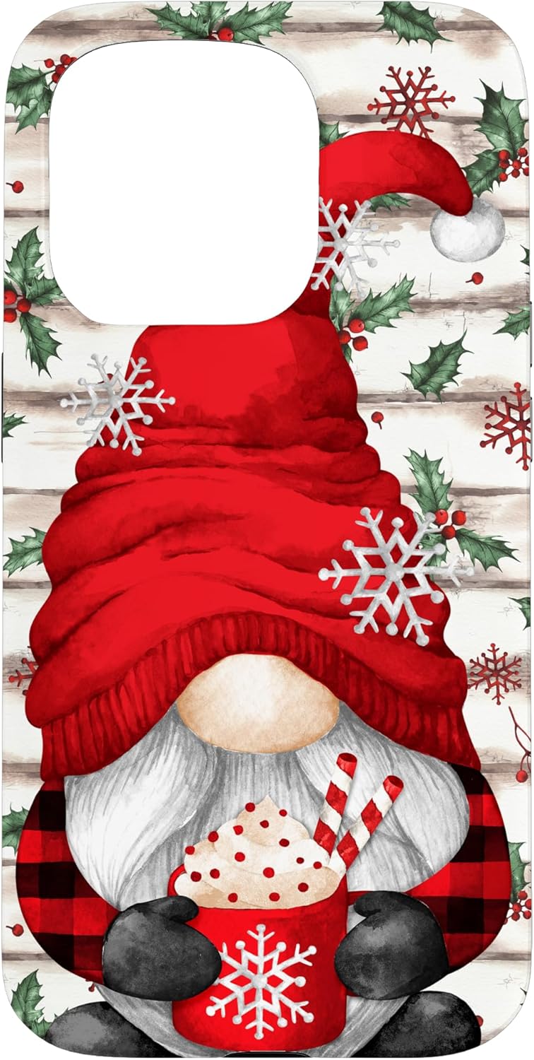 Cute Christmas Gnome For Women With Hot Cocoa Mug For Xmas Case for iPhone 15 Pro
