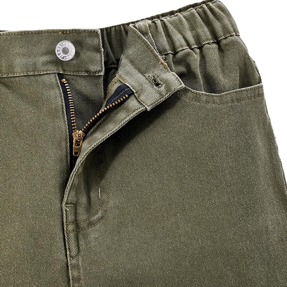 Nivne Tco Tween Boys Ripped Frayed Jeans Skinny Fit Distressed Fashion Kids Stretch Slim Zipper Denim Pants - Image 5