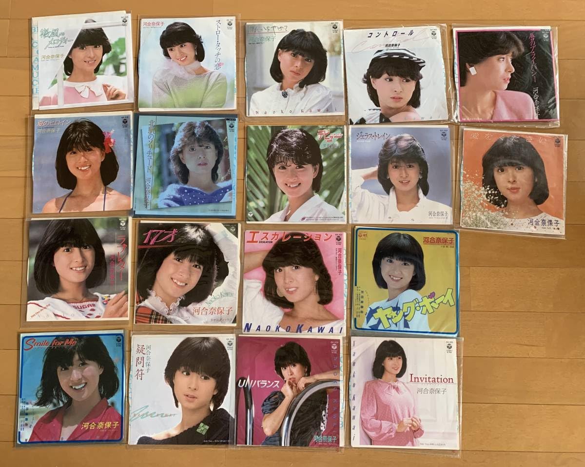 河合奈保子　レコード　プロマイド　パンフレット　写真集　DVD 缶ペンなど 河合奈保子 レコード プロマイド パンフレット 写真集 DVD 缶