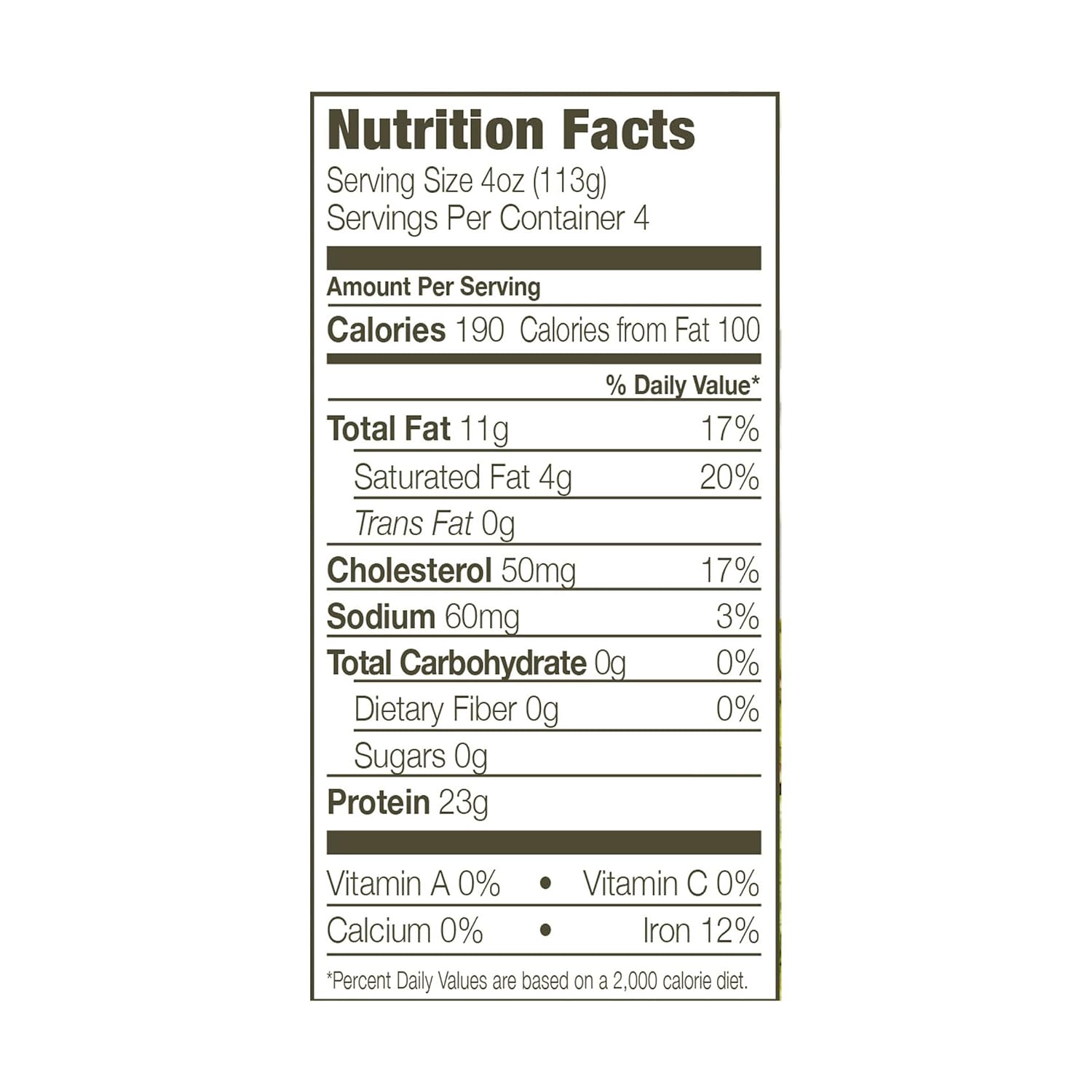 Nature’s Rancher, All Natural Ground Bison, 1 lb