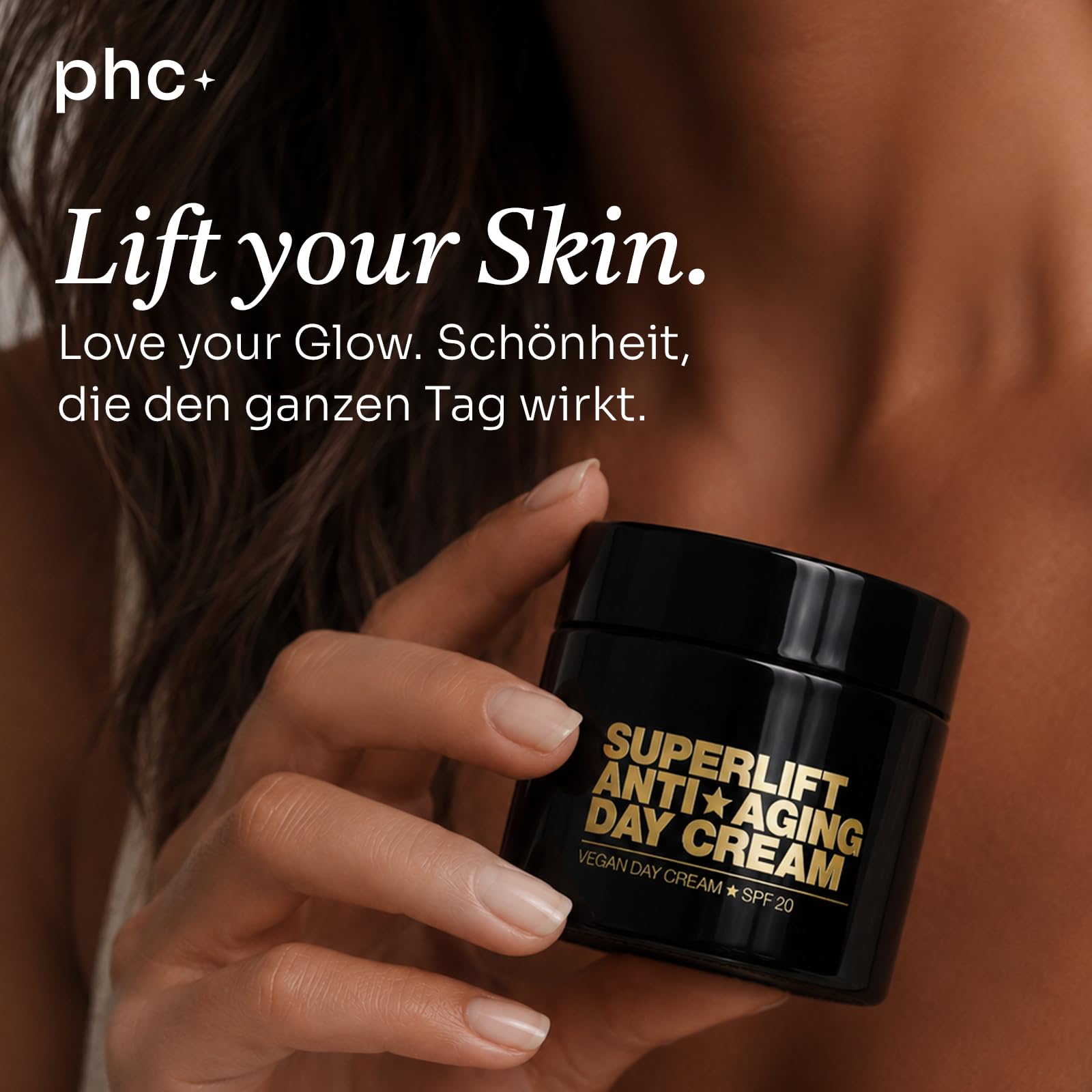 Superlift Anti-Aging Tagescreme 50 ml Gesichtspflege | Mit Niacinamid, Ceramiden & LSF 20, hochdosierte Gesichtscreme für glatte Haut, vegan, Made in Germany