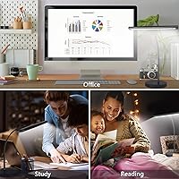 Vista 6 de Luz de música de piano de 18 LED con soporte ajustable para piano de cola, músico, lectura de libros, manualidades