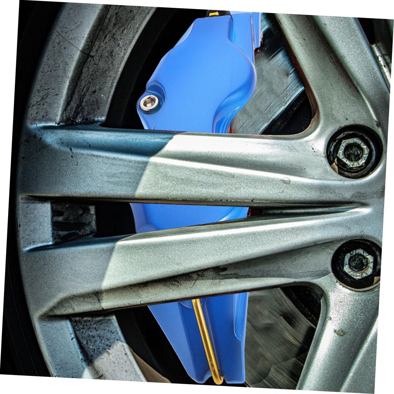 Cabilock 1pair Brake Caliper Cover Stylish Automotive Accessory for Wheel Hub Fit Easy Installation Car Aesthetics