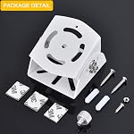 Support mural ajustable angle pour Motorola Baby Monitor, optique pour bébé DXR-8, Samsung, Babysense, HelloBaby, Arlo et la plupart des moniteurs universels Caméra, matériau alliage d'aluminium